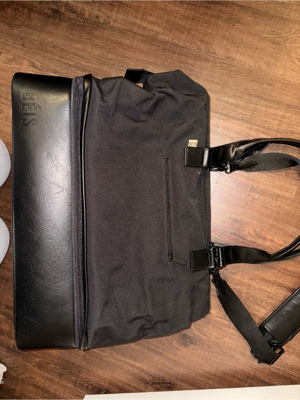 BEIS Black Travel Tote Bag